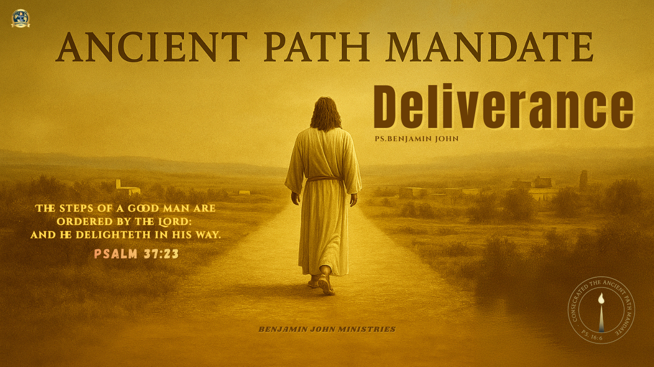 Bible Verse - The steps of a good man are ordered by the Lord: and he delighteth in his way.